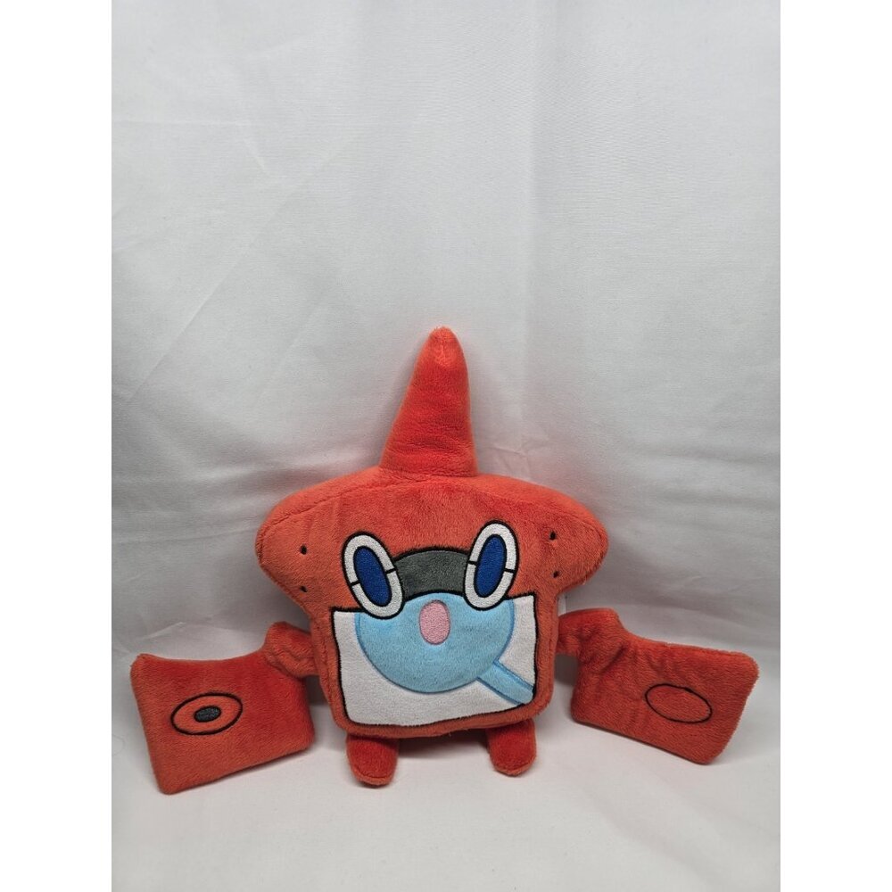 TOMY Pokemon Sun & Moon Rotom Dex Pokedex 10" Plush Toy 2017